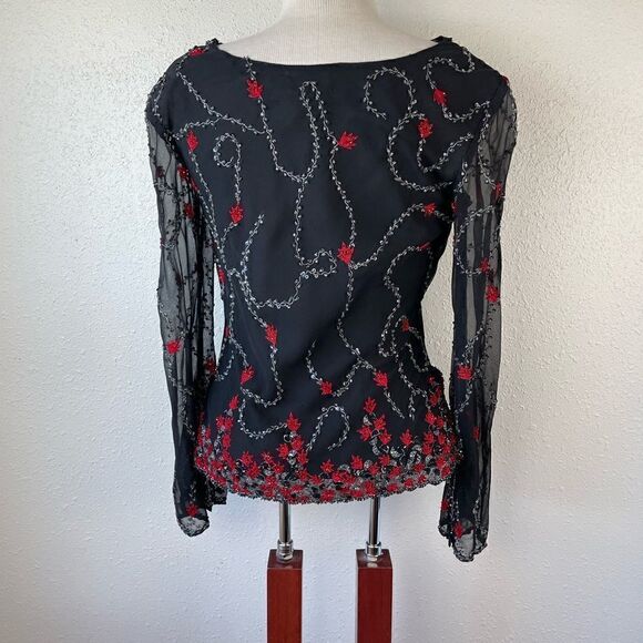 NWT Rita Blue by Eva Blue Matching Top and Pants Size 6 - Picture 8 of 14